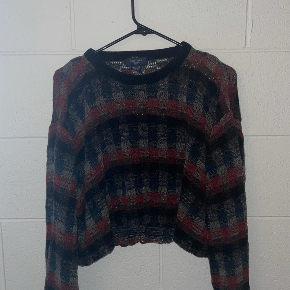 dockers cropped sweater
